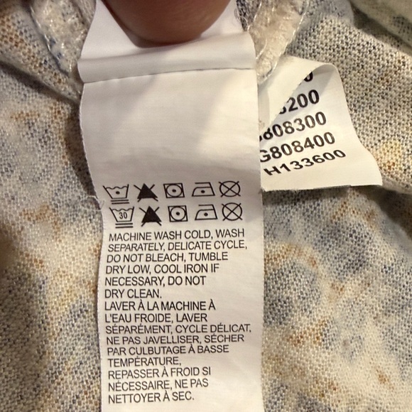 Lucky Brand Blue and Cream Blouse - Picture 7 of 13